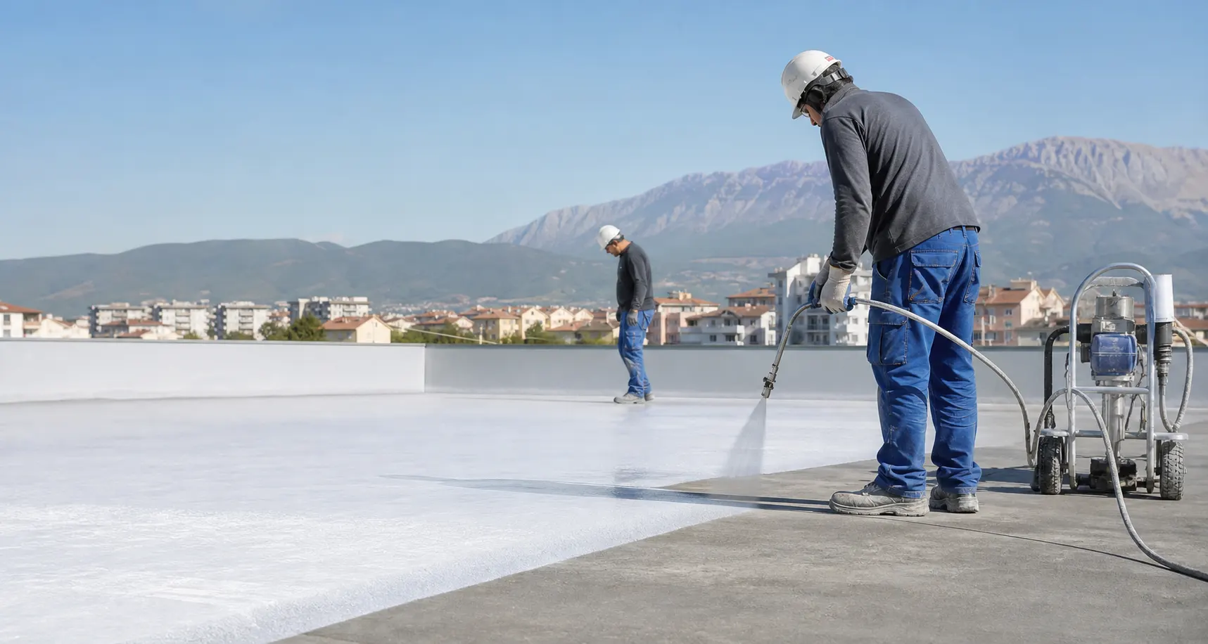 Isparta yalıtım ve airless boya uygulaması